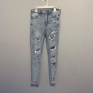 American eagle super hi- rise jeggings